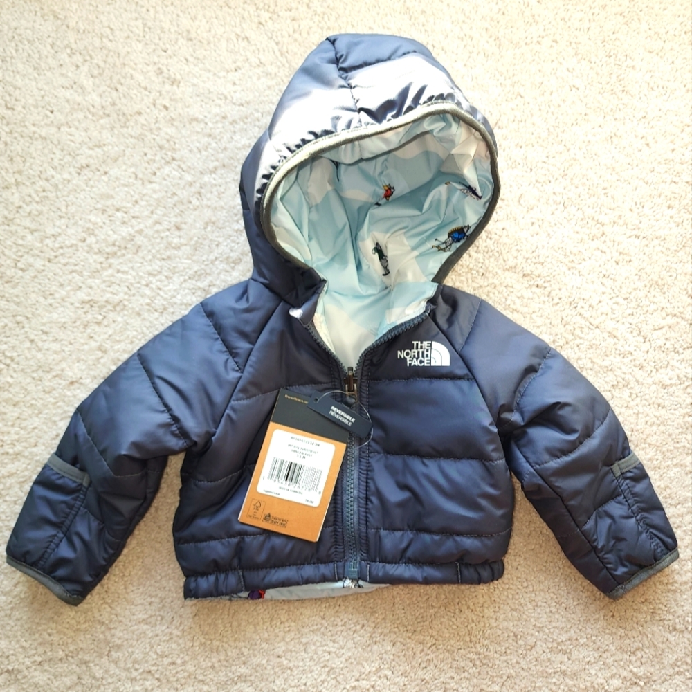 The North face puff jacket 0-3 months